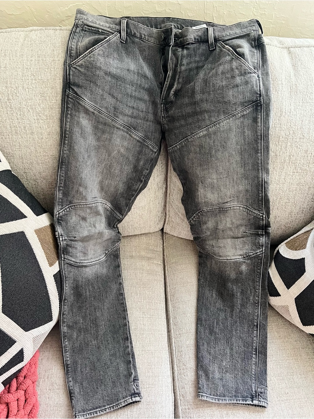 G-Star Raw 5620 3D Slim Arc Jeans 36x34 Streetwear Moto Denim